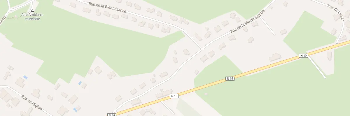 Plan du 7 Rue de la Vie de Velotte à Amblans-et-Velotte