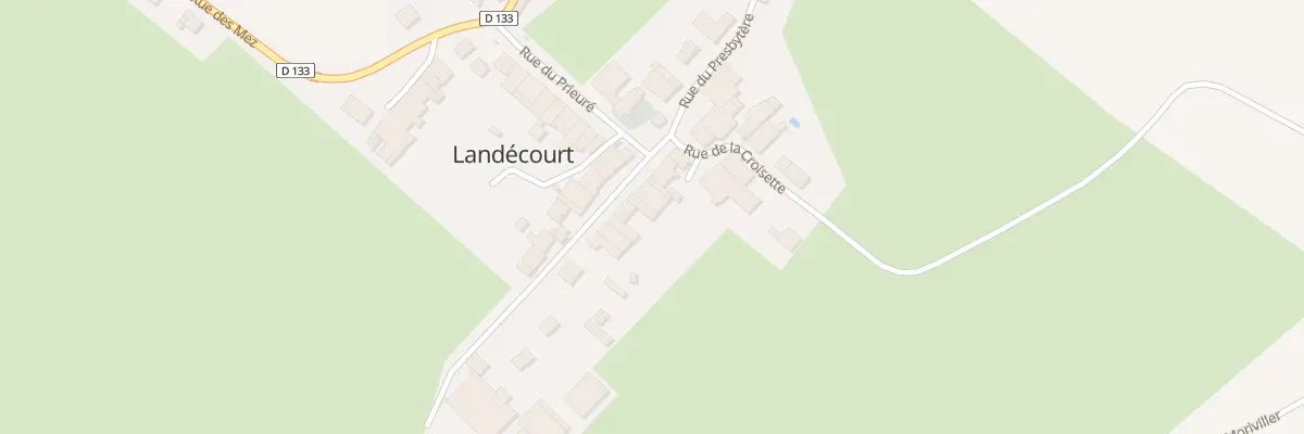 Plan du 7 Rue de la Corvée à Landécourt