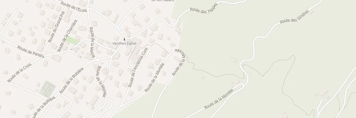 Plan du 592 Rte de la Montée à Venthon