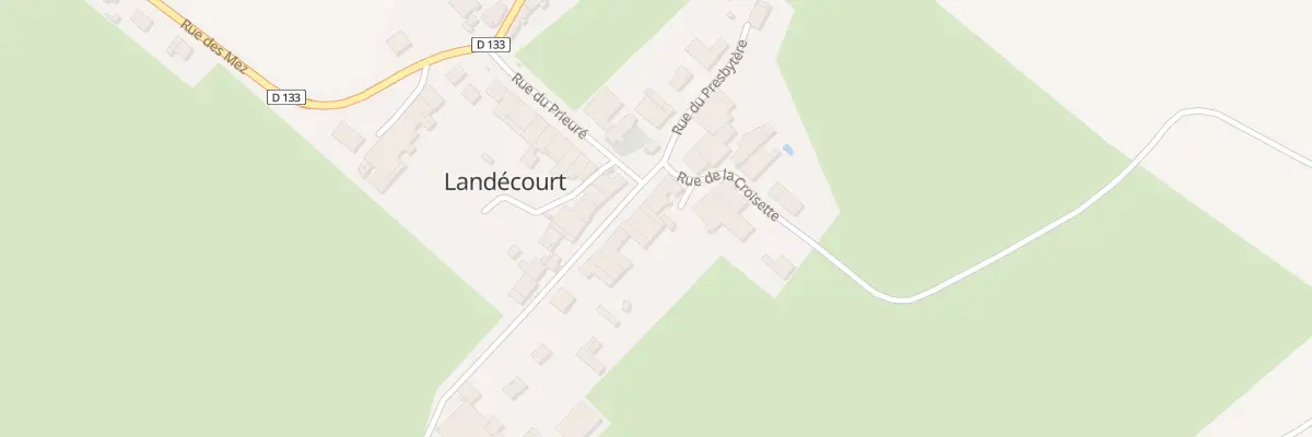 Plan du 3 Rue de la Corvée à Landécourt
