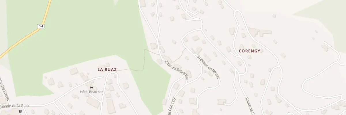 Plan du 114 Cote du Belvédère à Saint-Jean-de-Sixt