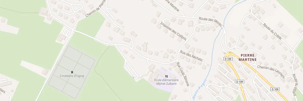 Plan du 601 Rue du Centenaire à Ugine