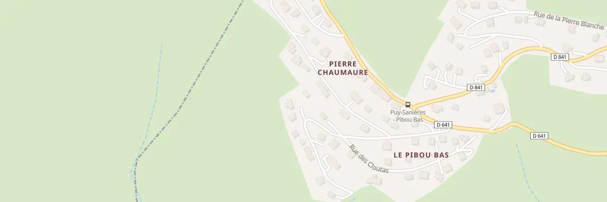 Plan du 5160F Le Pibou Bas à Puy-Sanières