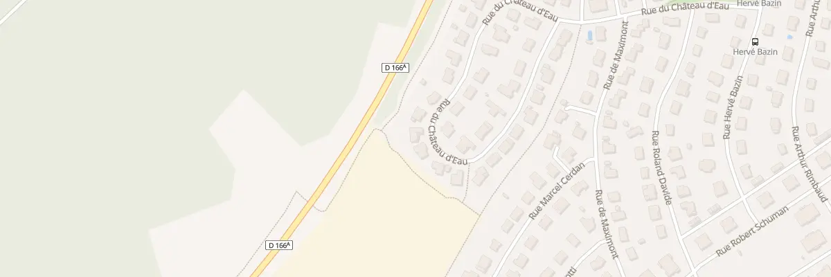 Plan du 37 Rue du Château d’Eau à Golbey