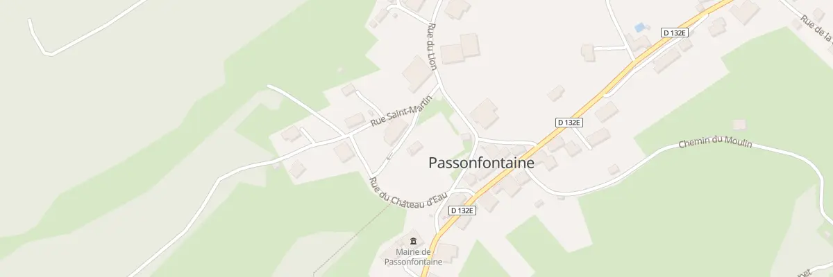 Plan du 2 Rue du Chateau d’Eau à Passonfontaine