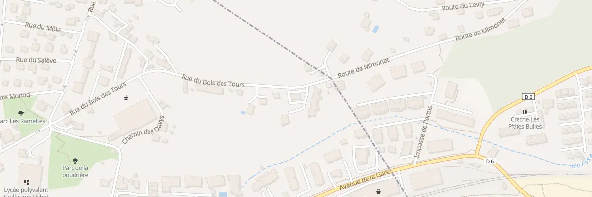 Plan du 554 Rue du bois des tours à Bonneville