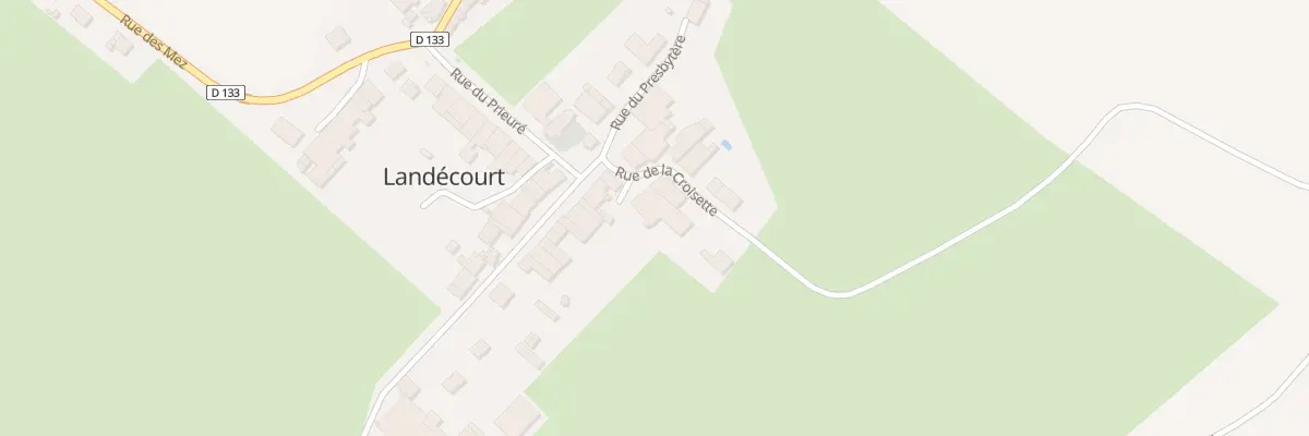 Plan du 4 Rue de la Croisette à Landécourt