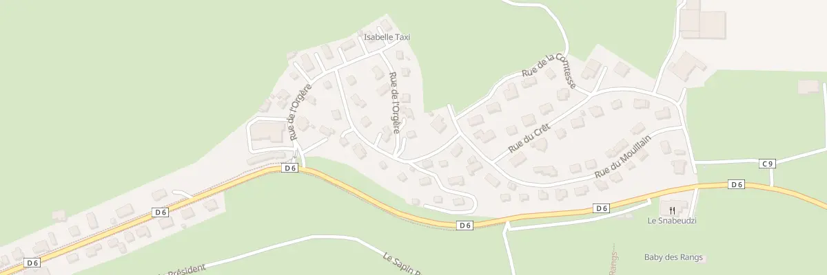 Plan du 27 Rue de l’Orgère aux Fourgs