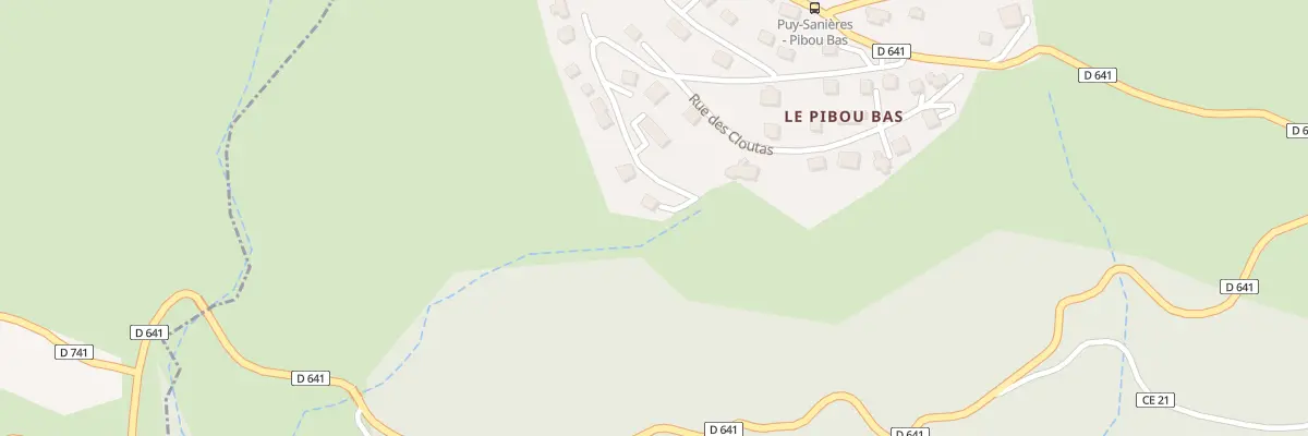Plan du 5047 Le Pibou Bas à Puy-Sanières
