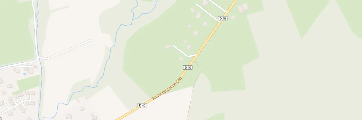Plan du 911 Rte du Col de Cou à Burdignin