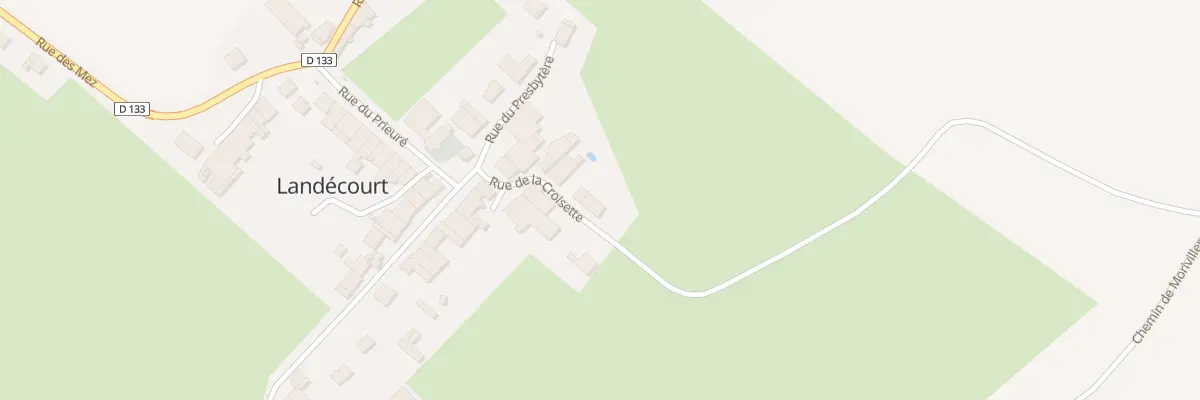 Plan du 9 Rue de la Croisette à Landécourt