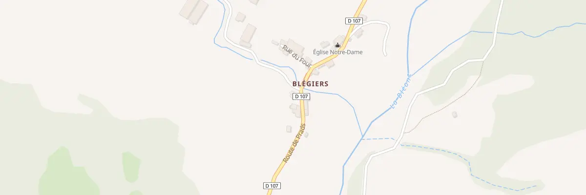 Plan du 7009 Le Village de Blegiers à Prads-Haute-Bléone