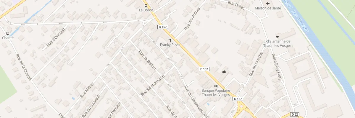 Plan du 25 Rue de Lorraine Thaon à Thaon-les-Vosges