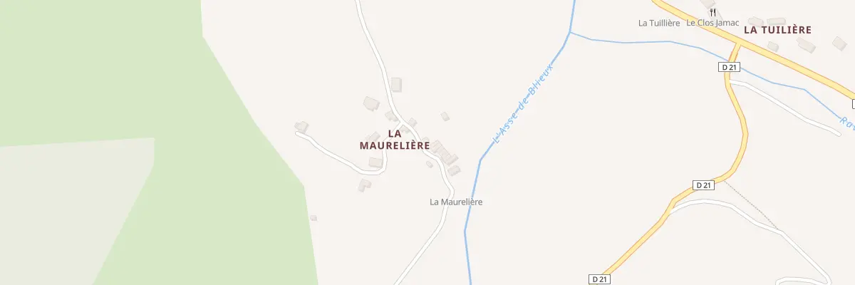 Plan du 22 La Maureliere à Senez