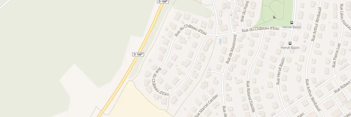 Plan du 22 Rue du Château d’Eau à Golbey