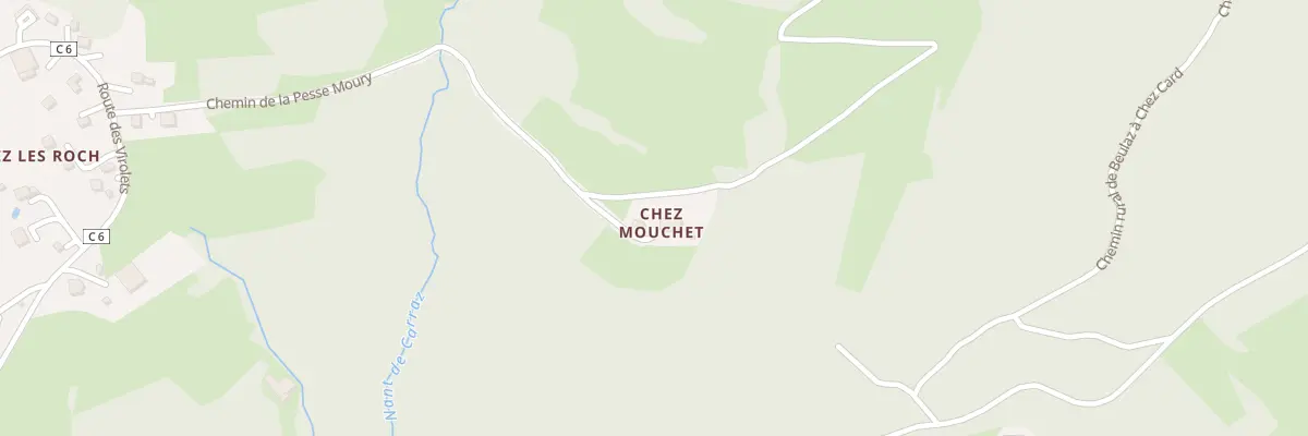 Plan du 481 Che de la Pesse Moury à Burdignin