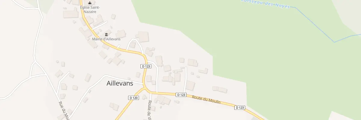 Plan du 3 Che de la Planche à Aillevans