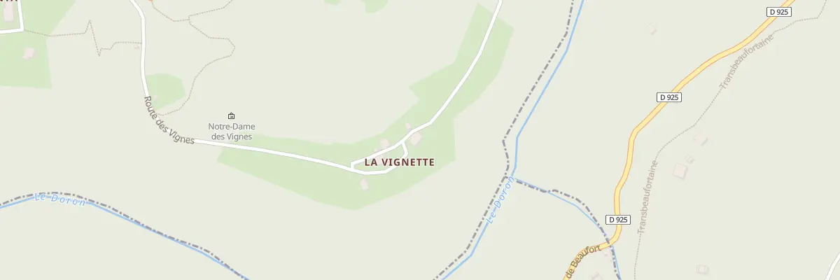Plan du 5025 La Vignette à Césarches