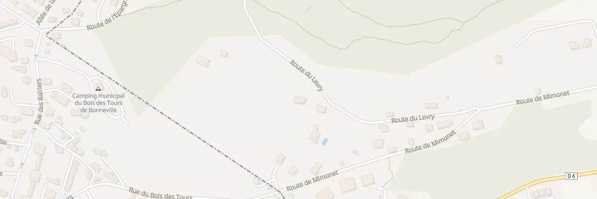 Plan du 307 Rte du Levry à Ayse