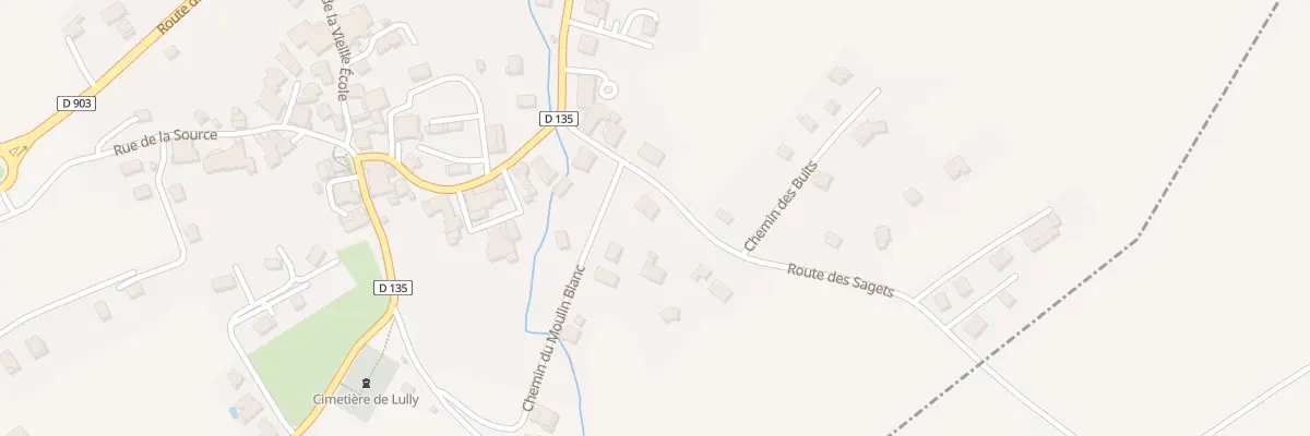 Plan du 110 Rte des Sagets à Lully