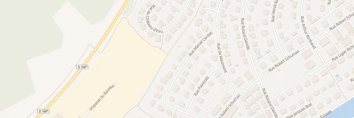Plan du 14 Rue Marcel Cerdan à Golbey