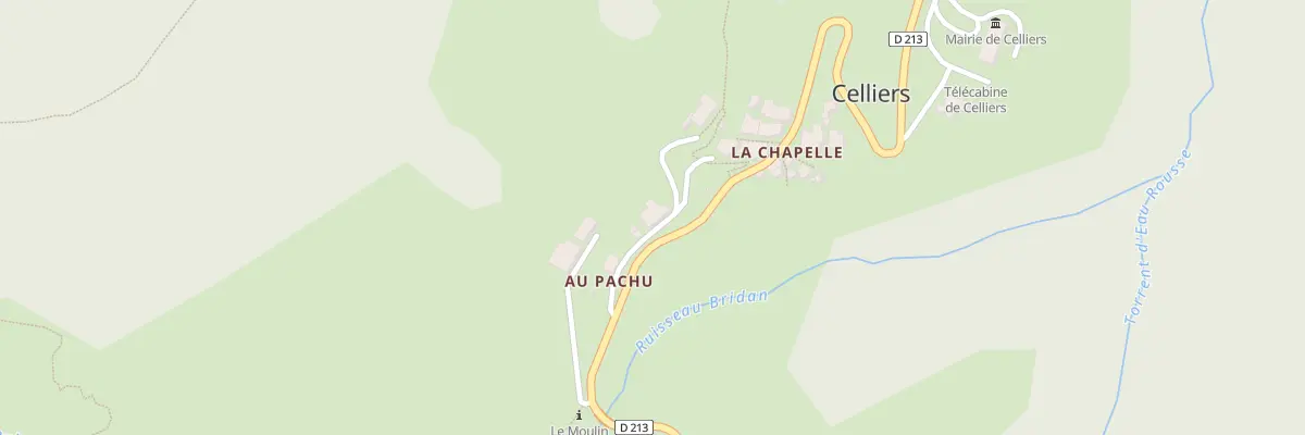 Plan du 7539 Au Pachu à La Léchère