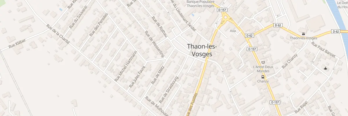 Plan du 3 Rue de Metz à Thaon-les-Vosges