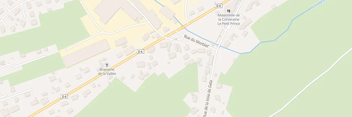 Plan du 11 Rue du Morbief à Froideconche