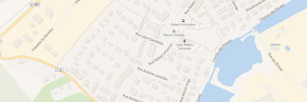 Plan du 1 Rue Leon Gambetta à Golbey