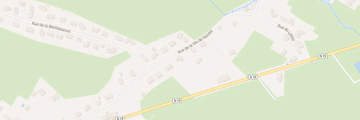 Plan du 2D Rue de la Vie de Velotte à Amblans-et-Velotte