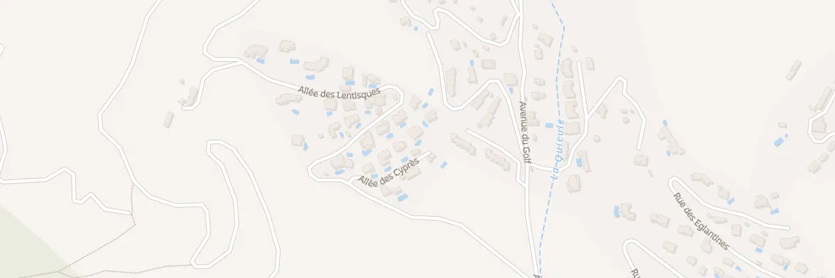 Plan du 9001 All des Cypres au Lavandou