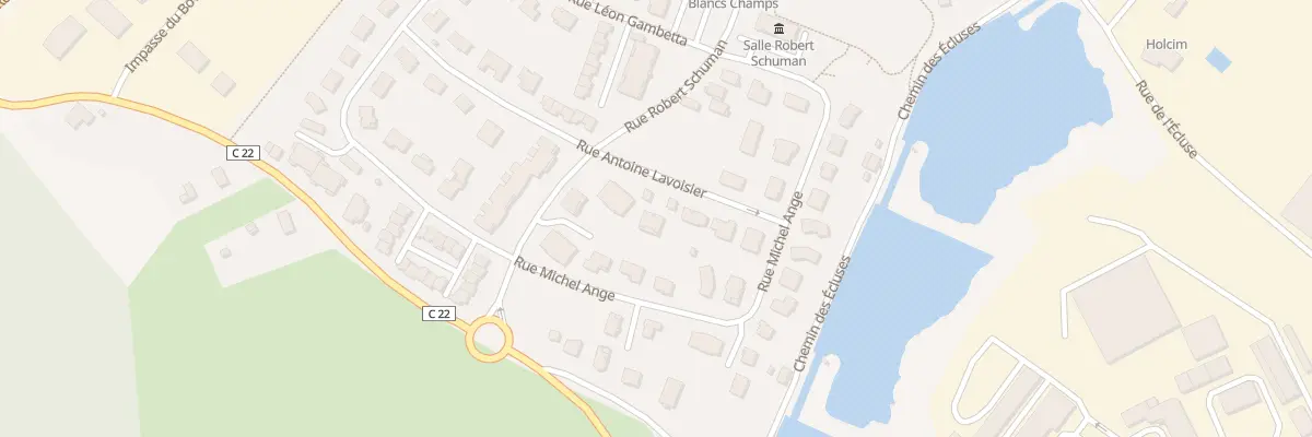 Plan du 14 Rue Antoine Lavoisier à Golbey