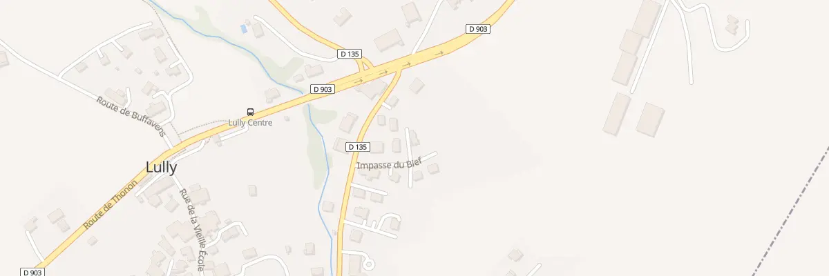 Plan du 75 Imp du Bief à Lully