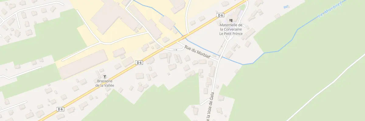 Plan du 7 Rue du Morbief à Froideconche