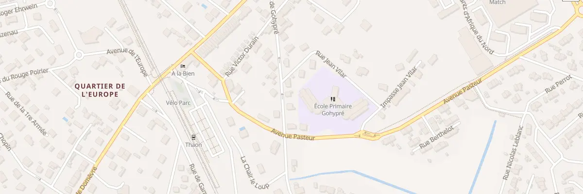 Plan du 17 Rue Gohypre à Thaon-les-Vosges