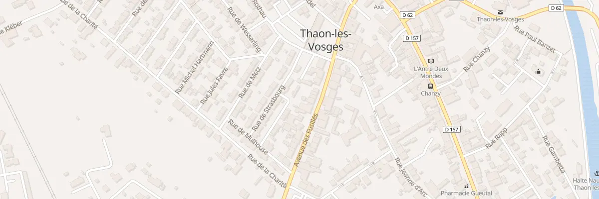 Plan du 18 Av des Fusillés à Thaon-les-Vosges