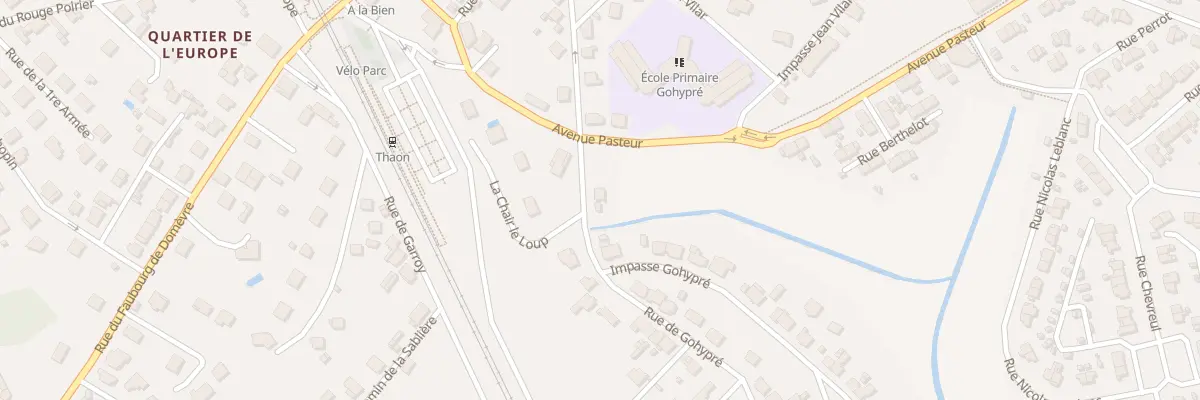 Plan du 29 Rue Gohypre à Thaon-les-Vosges