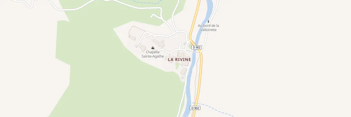 Plan du 5788 La Rivine à Valloire