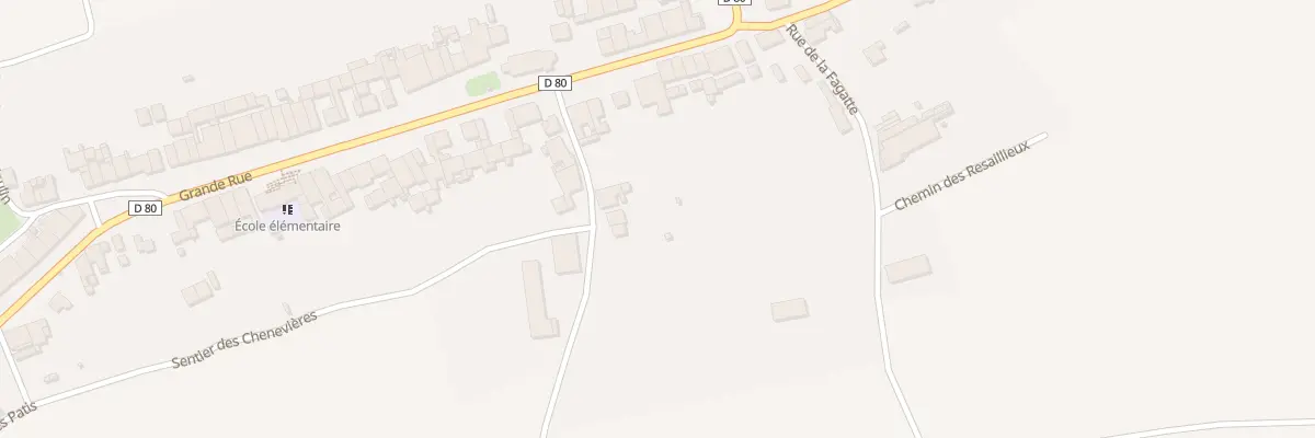 Plan du 4 Rue du Faubourg à Sornéville