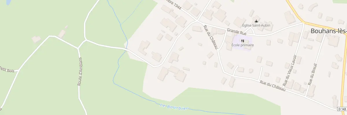 Plan du 5 Rte d’Amblans à Bouhans-lès-Lure
