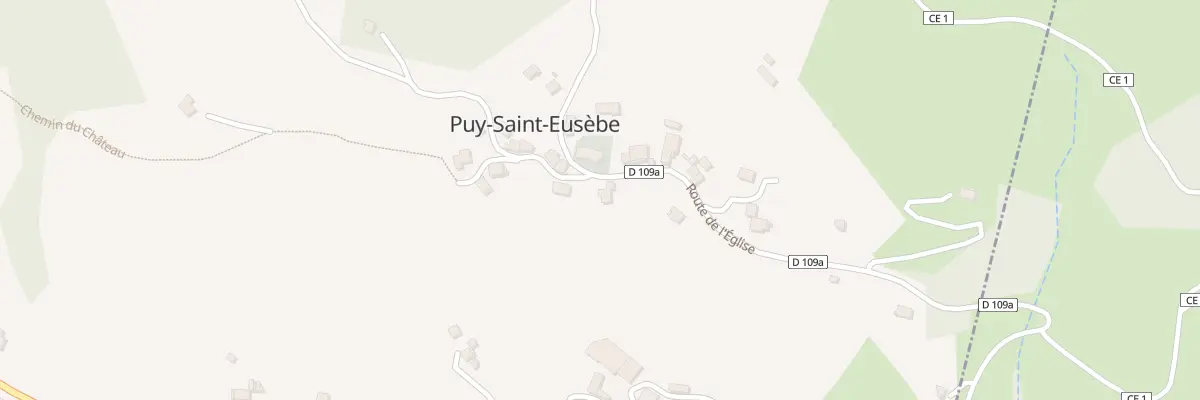 Plan du 1007 Rte de l’Eglise à Puy-Saint-Eusèbe