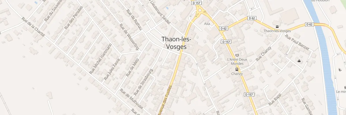 Plan du 8 Av des Fusillés à Thaon-les-Vosges