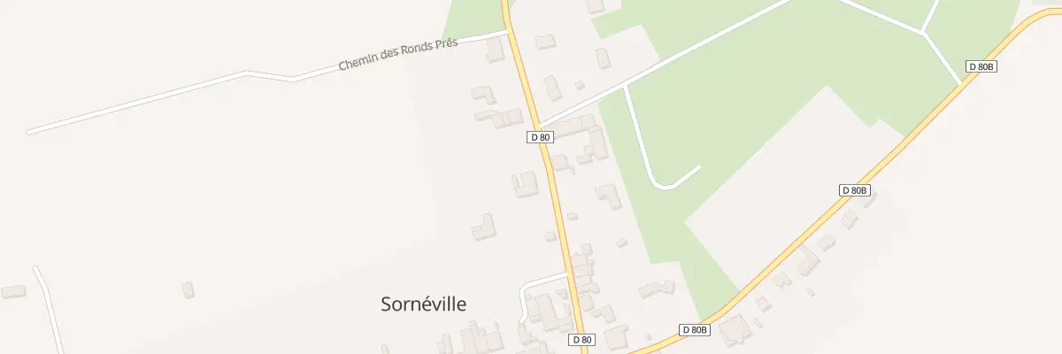 Plan du 3 Rte de Moncel à Sornéville