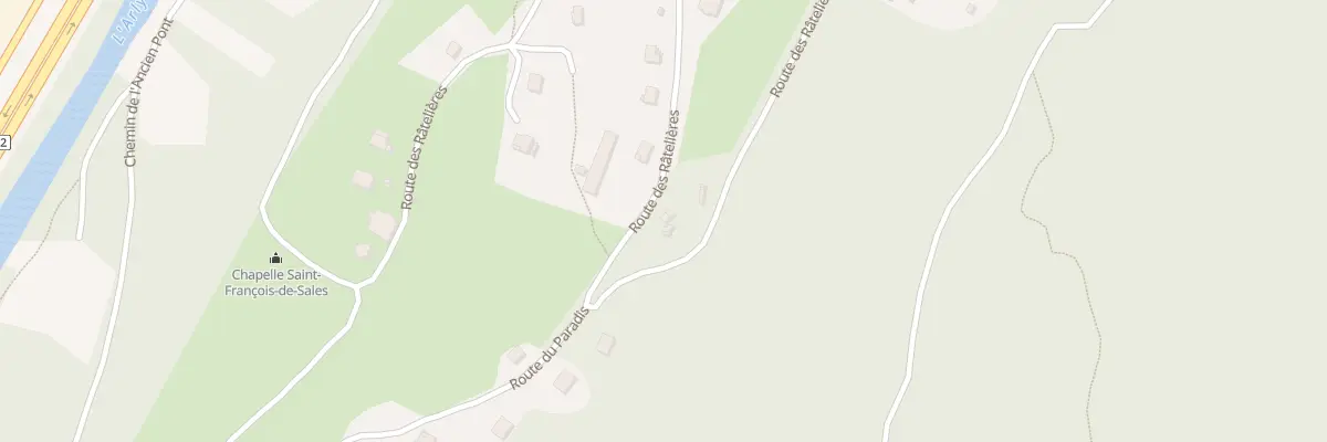 Plan du 5502 Les Peguets à Marthod