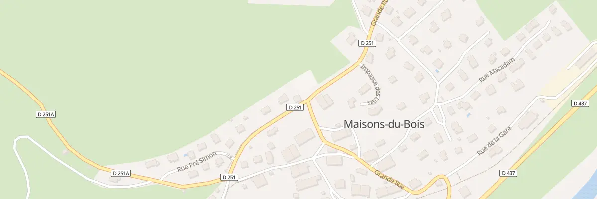 Plan du 15 Gr Grande Rue à Maisons-du-Bois-Lièvremont