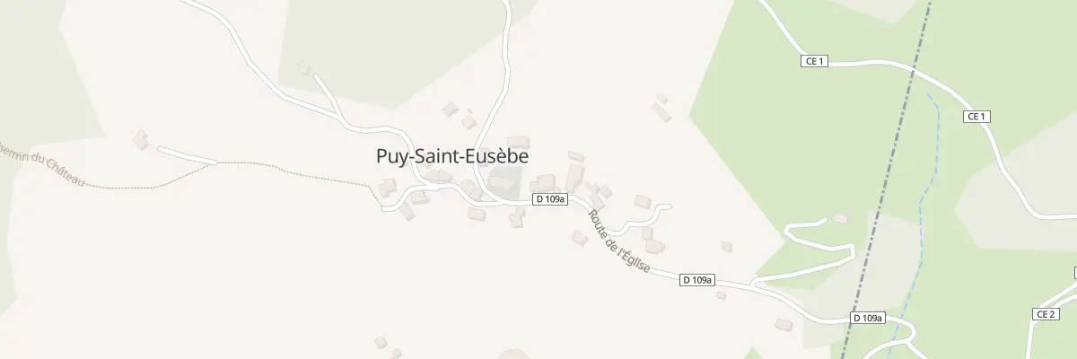 Plan du 5008 Le Puy à Puy-Saint-Eusèbe