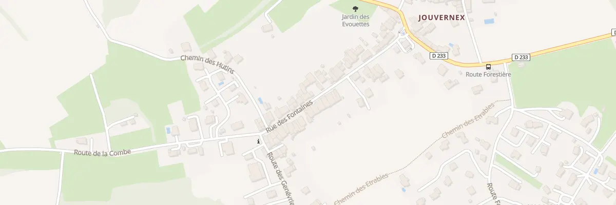 Plan du 38 Rue des fontaines à Margencel