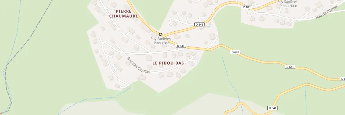 Plan du 5167F Le Pibou Bas à Puy-Sanières