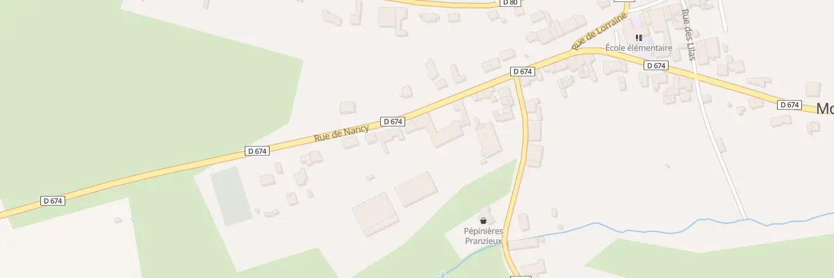 Plan du 8 Rue de Nancy à Moncel-sur-Seille