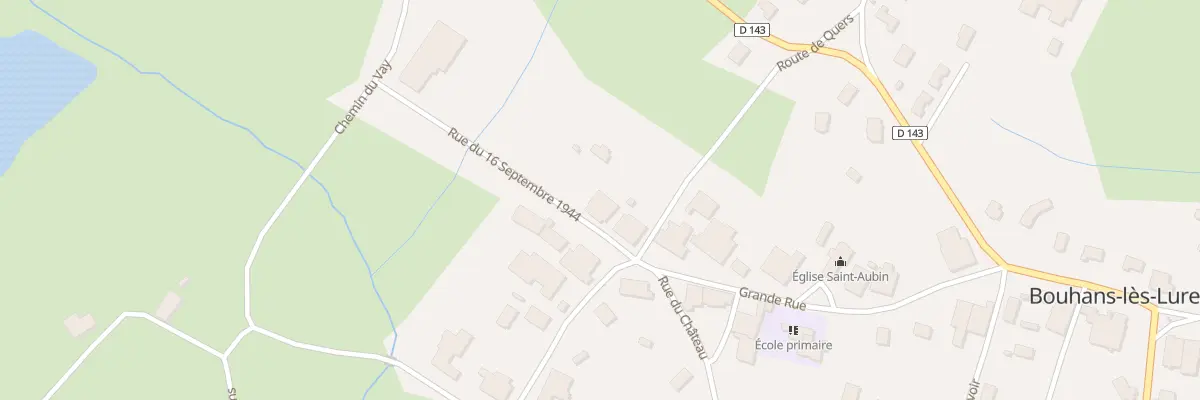 Plan du 4 Rue du 16 Septembre 1944 à Bouhans-lès-Lure